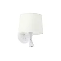 Wandarmatuur CONGA E27 IP20, wit mat 