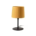 Tafelarmatuur SAMBA E27 IP20, geel, zwart mat 