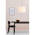 Faro Pendelarmatuur SAMBA E27 IP20, beige, zwart mat 