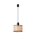 Pendelarmatuur MAMBO E27 IP20, zwart mat 