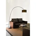 Faro Staande lamp PAPUA E27 IP20, zwart mat 
