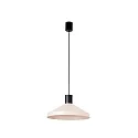 Pendelarmatuur KOMBO E27 IP20, beige, zwart mat 
