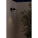 Faro Wandarmatuur voor buitenshuis ALFA LED IP65, donkergrijs 