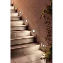 Faro Wandinbouwarmatuur FROL  vierkant, met diffuser IP65, nikkel gesatineerd 