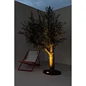 Faro Vloerinbouwarmatuur GEISER 130 / 38° rond, instelbaar, begaanbaar IP67, rvs, gesatineerd 