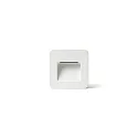 Wandinbouwarmatuur NASE SQ down, vierkant, schakelbaar IP44, wit mat 