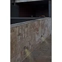 Faro Wandinbouwarmatuur DANG down, rond IP67, rvs, gesatineerd 