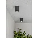 Faro Plafondarmatuur GOZ LED IP65, donkergrijs 