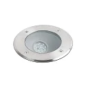 Faro Vloerinbouwarmatuur SALT rond, asymmetrisch, begaanbaar IP67, rvs, gesatineerd 