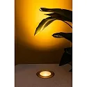 Faro Vloerinbouwarmatuur SALT rond, asymmetrisch, begaanbaar IP67, rvs, gesatineerd 