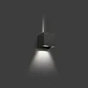 Wandarmatuur voor buitenshuis OLAN 2-vlams LED IP65, donkergrijs 