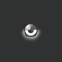 Faro Vloerinbouwarmatuur KANE 1 1-voudig, rond IP67, rvs, gesatineerd 