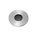 Faro Vloerinbouwarmatuur GRUND 37 (INCL HONEYCOMB) 700MA rond, stijf, begaanbaar IP67, rvs, gesatineerd dimbaar