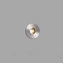 Faro Vloerinbouwarmatuur GRUND 37 (INCL HONEYCOMB) 700MA rond, stijf, begaanbaar IP67, rvs, gesatineerd dimbaar