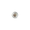 floor recessed luminaire GRUND 80 (INCL HONEYCOMB) 350MA round, rigid, passable IP67, stainless steel, satined dimmable