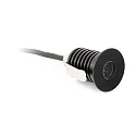 Faro Vloerinbouwarmatuur GRUND 37 (INCL HONEYCOMB) 700MA rond, stijf, begaanbaar IP67, zwart, geanodiseerd dimbaar