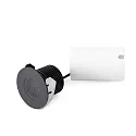 Faro Vloerinbouwarmatuur GRUND 92 (INCL HONEYCOMB) 350MA rond, stijf, begaanbaar IP67, zwart, geanodiseerd dimbaar