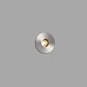 Vloerinbouwarmatuur GRUND 37 (INCL HONEYCOMB) 700MA rond, stijf, begaanbaar IP67, rvs, gesatineerd dimbaar