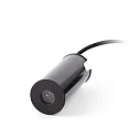 Vloerinbouwarmatuur GRUND 37 (INCL HONEYCOMB) 700MA rond, stijf, begaanbaar IP67, zwart, geanodiseerd dimbaar