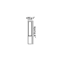 Faro Lichtpaal AGRA 650 LED IP55, donkergrijs 