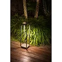 Faro Vloerarmatuur SAURA LED IP54, donkergrijs 