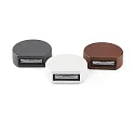 Faro outdoor wall luminaire PILL LED IP54, rust brown 
