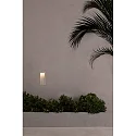 Faro Wandinbouwarmatuur SOUN 105 down, hoekig, indirect IP65, wit mat 