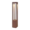 bollard lamp AGRA 650 LED IP54, brown 