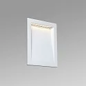 Faro Wandinbouwarmatuur SOUN 193 down, hoekig, indirect IP65, wit mat 