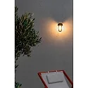 Faro Wandarmatuur BORDA E27 IP44, messing 