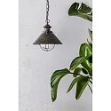 Faro Pendelarmatuur NAUTICA E27 IP33, roestbruin 