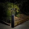 Faro Lichtpaal TWIST LED IP65, donkergrijs 