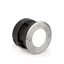 Vloerinbouwarmatuur LED 18 R HIGH POWER rond, stijf IP67, rvs, gesatineerd 