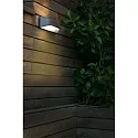 Faro Wandarmatuur VIEW E27 IP54, donkergrijs 