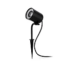 Faro Wandarmatuur voor buitenshuis FLOW GU10 IP65, zwart mat 