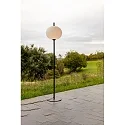 Faro Staande armatuur voor buiten SAIGON OUT E27 IP44, donkergrijs, wit mat 
