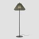 Faro outdoor floor lamp SAIGON OUT E27 IP44, dark grey, olive green 