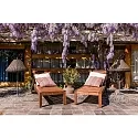 Faro outdoor floor lamp SAIGON E27 IP44, dark grey 