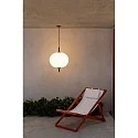 Faro Pendelarmatuur SAIGON OUT E27 IP44, donkergrijs 