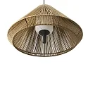 Faro outdoor pendant luminaire SAIGON OUT E27 IP44, dark grey, ochre yellow 