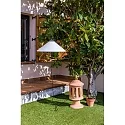 Faro Pendelarmatuur SAIGON OUT E27 IP44, donkergrijs 