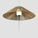 Faro Pendelarmatuur voor buiten SAIGON OUT E27 IP44, donkergrijs, okergeel 