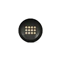 Vloerinbouwarmatuur TRAS 25L / 13° / 700MA 12-vlams, stijf IP67, zwart mat dimbaar