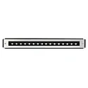 Vloerinbouwarmatuur FALLS 500 / 30X60° draaibaar, asymmetrisch, set terug IP67, rvs, gesatineerd 