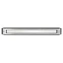 Vloerinbouwarmatuur FALLS 500 stijf, set terug, met diffuser IP67, rvs, gesatineerd 