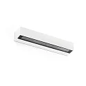 Wandarmatuur voor buitenshuis DORO 380 2-vlams LED IP65, wit mat 