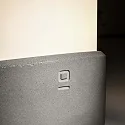 Faro wall luminaire BLOCK 135 E27 IP65, concrete grey 