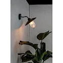 Faro Wandarmatuur WALLY E27 IP44, roestbruin 