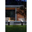 Faro Lichtpaal DATNA 600 E27 IP44, donkergrijs 