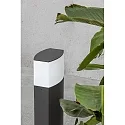Faro Lichtpaal DATNA 600 E27 IP44, donkergrijs 